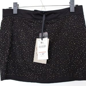 Bershka Christmas Collection beaded mini skirt